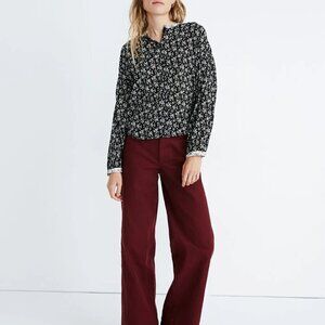Madewell Print-Mix Meadow Shirt in Branch Floral in Winter Floral Print Mix L